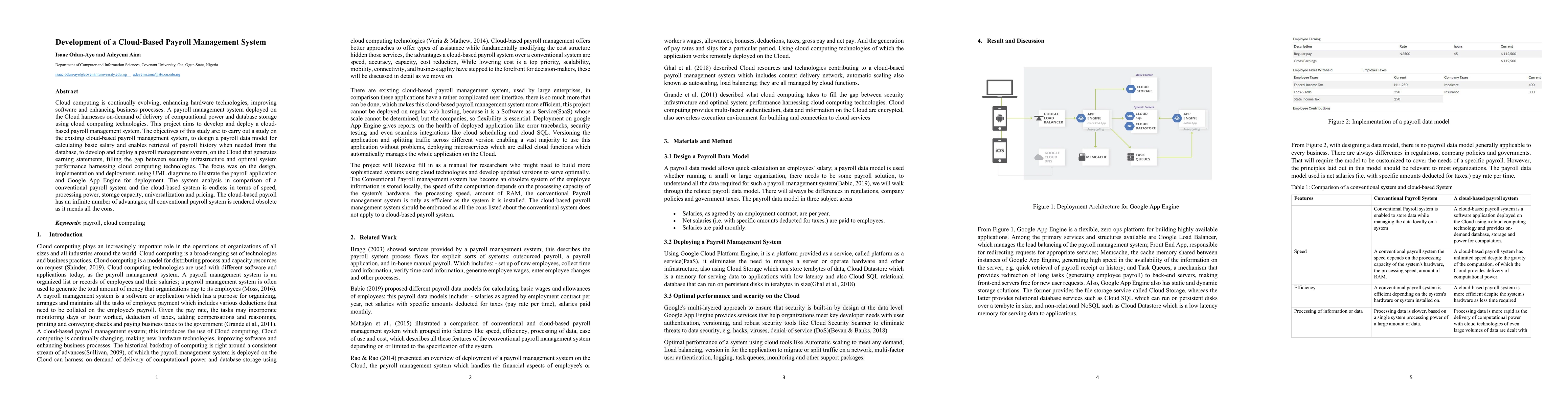 Thumbnail for Development of a Cloud-Based Payroll Management System