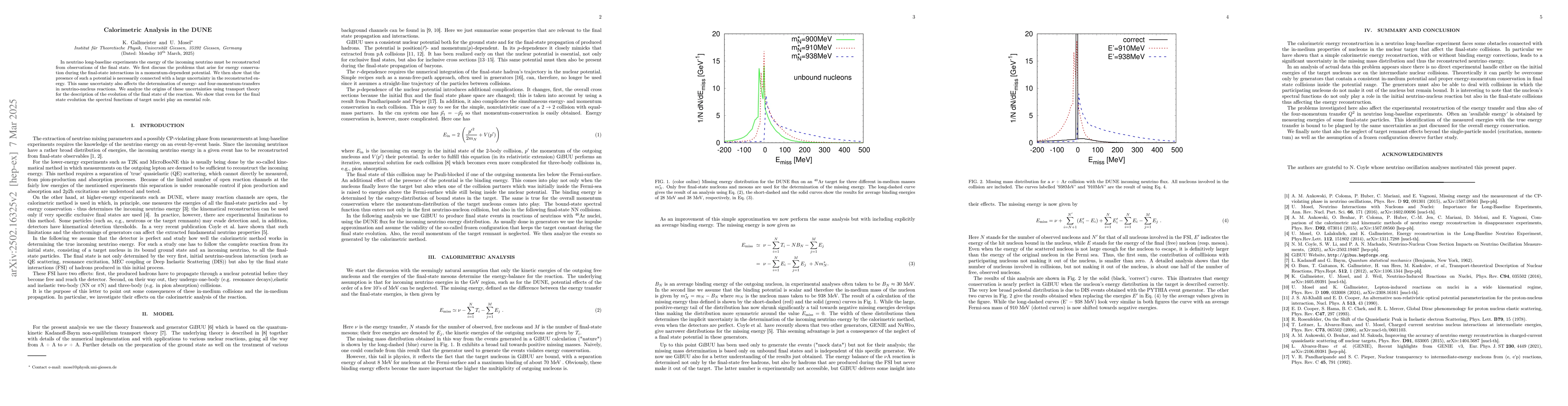 Thumbnail for Calorimetric Analysis in the DUNE
