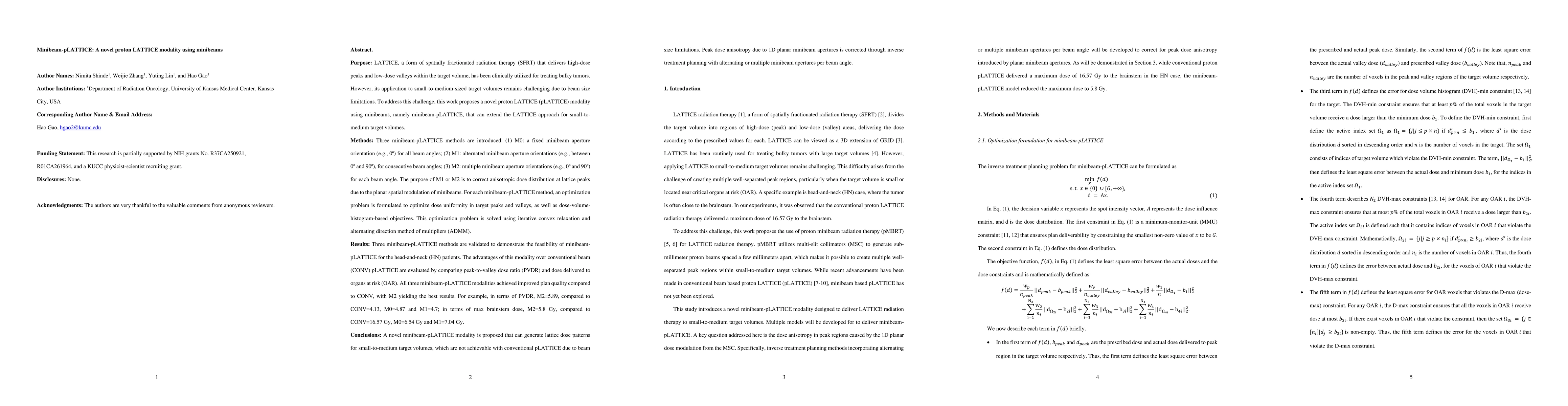 Thumbnail for Minibeam-pLATTICE: A novel proton LATTICE modality using minibeams