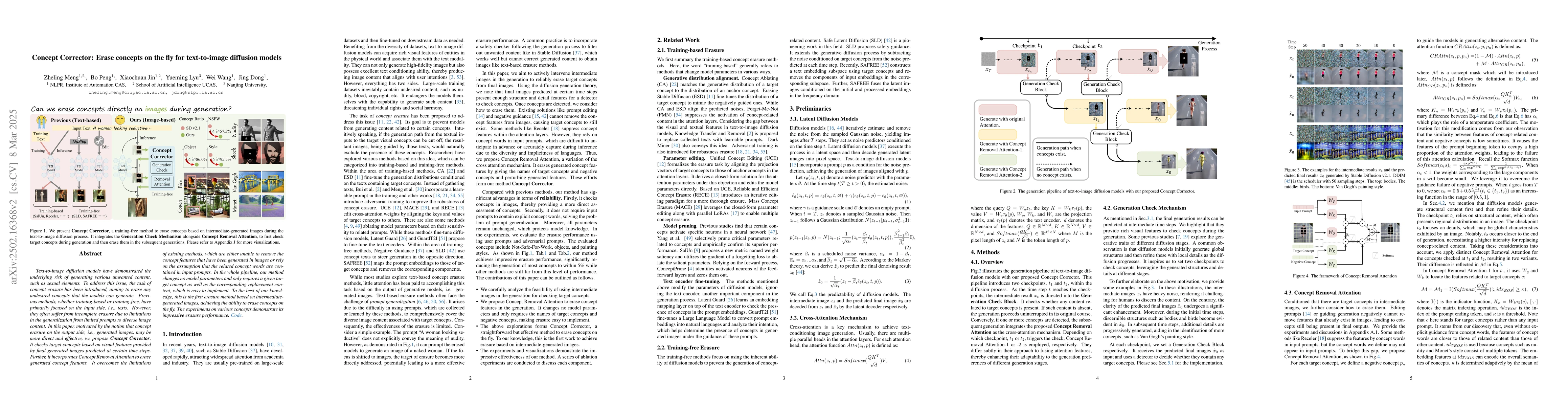 Thumbnail for Concept Corrector: Erase concepts on the fly for text-to-image diffusion
  models
