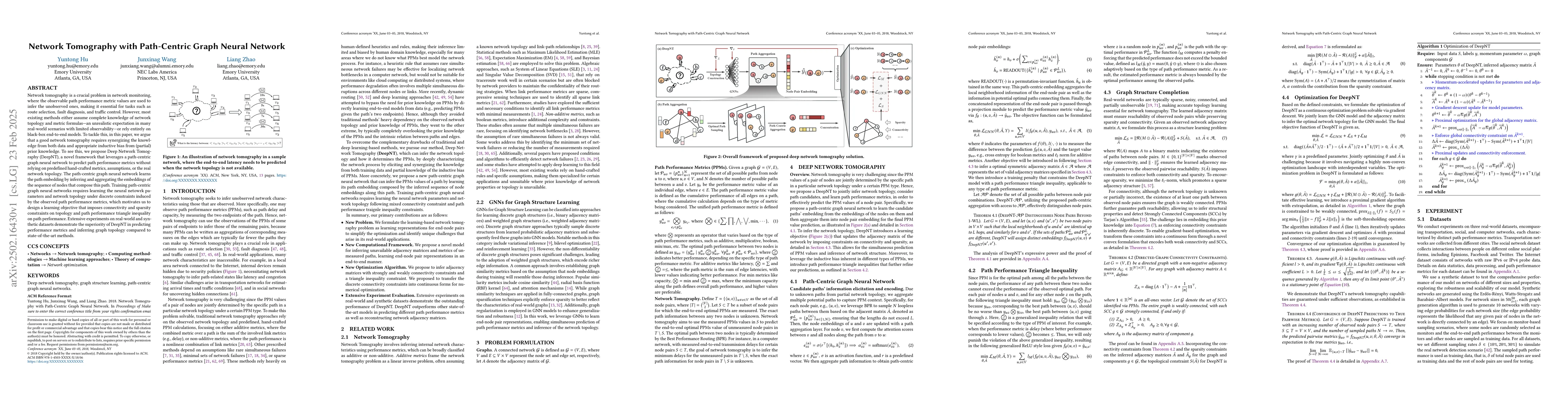 Thumbnail for Network Tomography with Path-Centric Graph Neural Network
