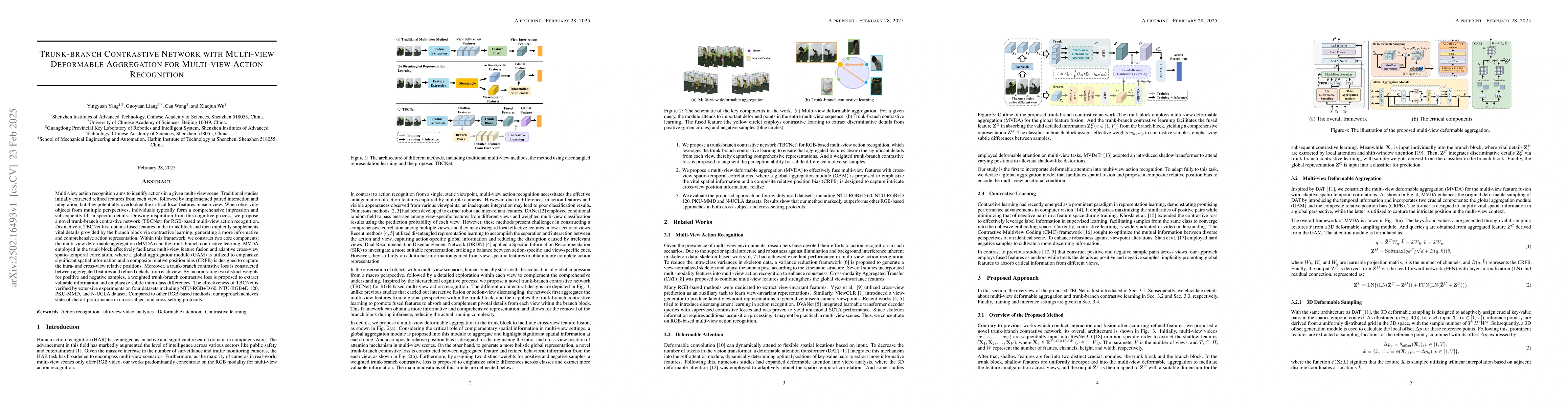 Thumbnail for Trunk-branch Contrastive Network with Multi-view Deformable Aggregation
  for Multi-view Action Recognition
