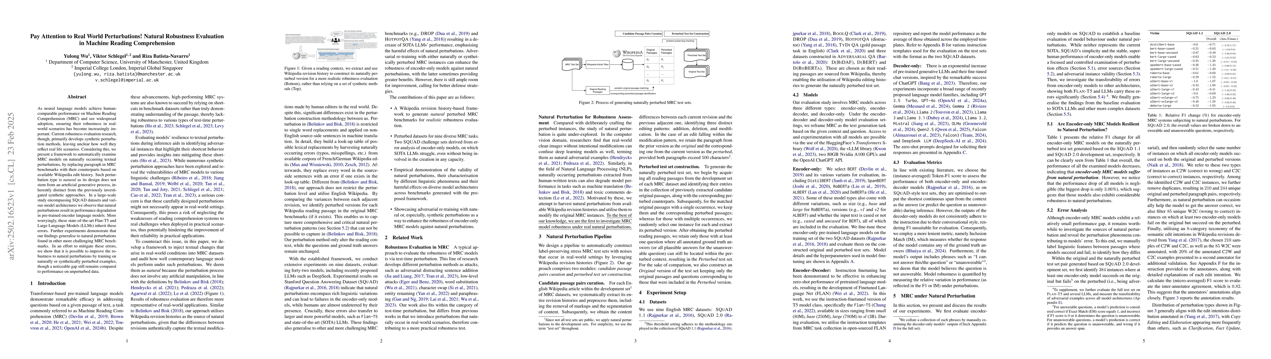 Thumbnail for Pay Attention to Real World Perturbations! Natural Robustness Evaluation
  in Machine Reading Comprehension