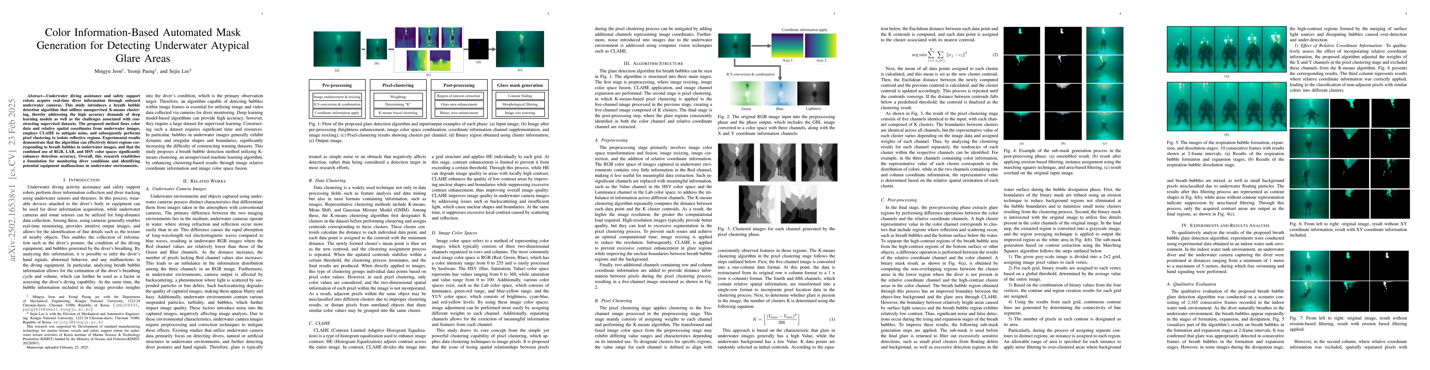 Thumbnail for Color Information-Based Automated Mask Generation for Detecting
  Underwater Atypical Glare Areas