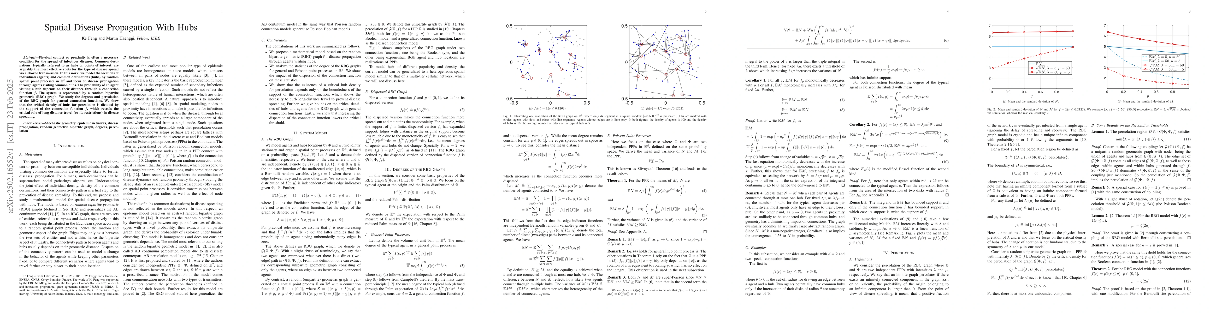 Thumbnail for Spatial Disease Propagation With Hubs