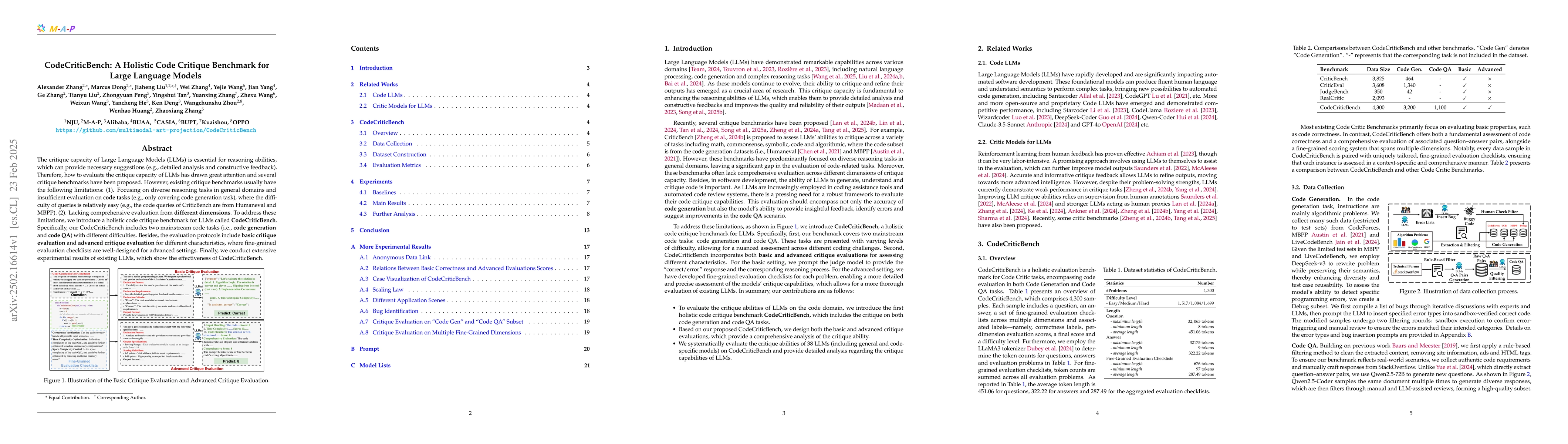 Thumbnail for CodeCriticBench: A Holistic Code Critique Benchmark for Large Language
  Models
