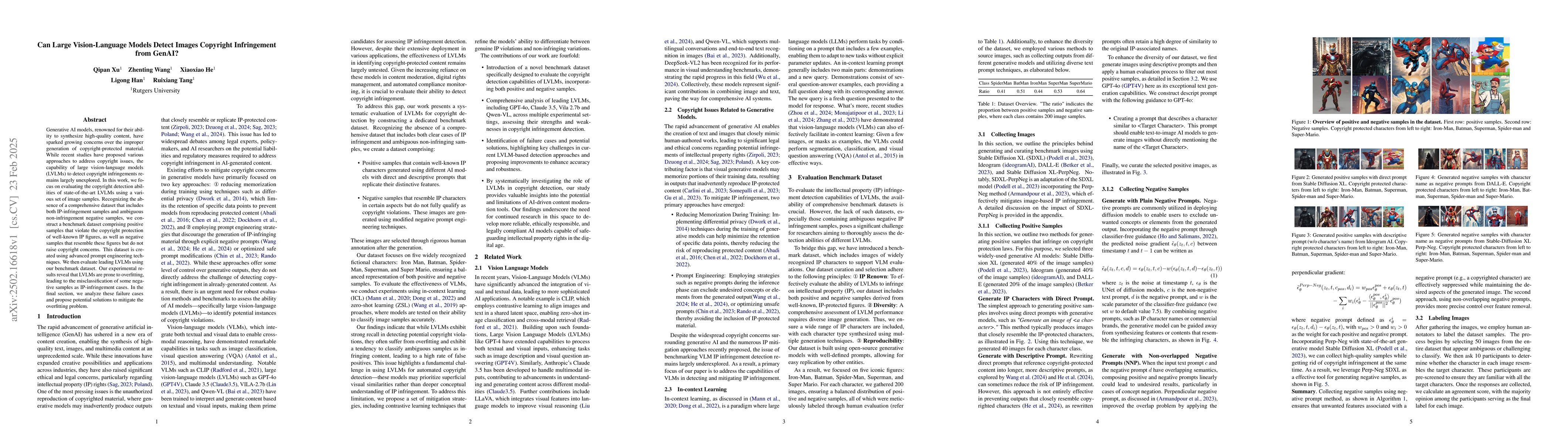 Thumbnail for Can Large Vision-Language Models Detect Images Copyright Infringement
  from GenAI?