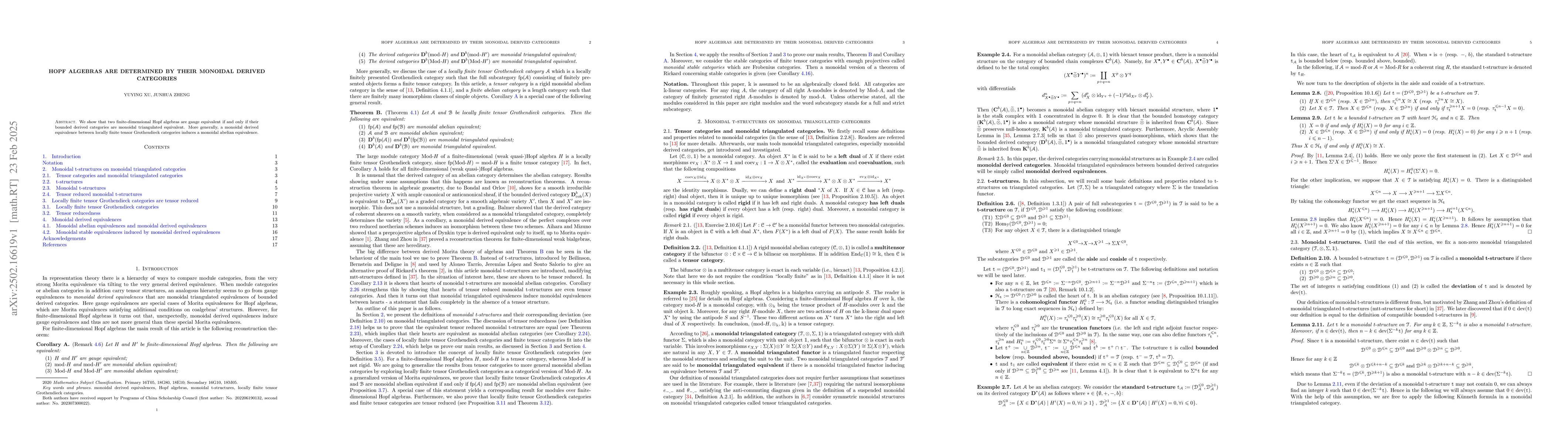 Thumbnail for Hopf algebras are determined by their monoidal derived categories