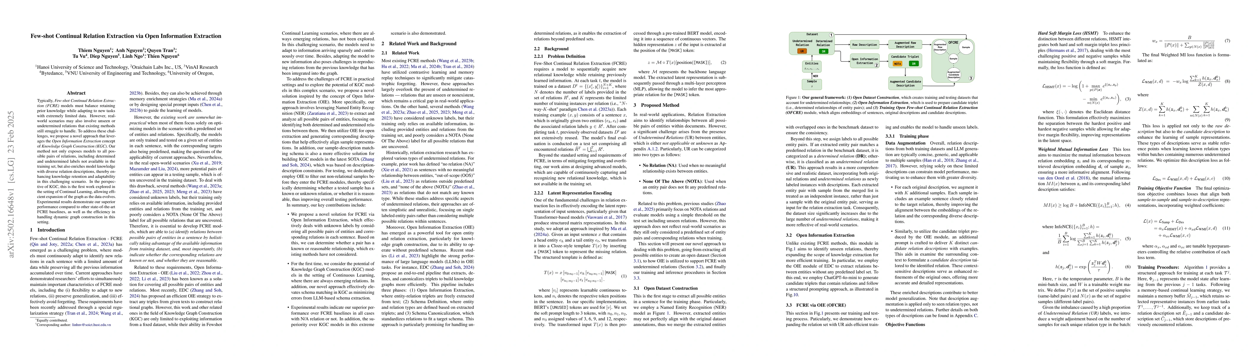 Thumbnail for Few-shot Continual Relation Extraction via Open Information Extraction