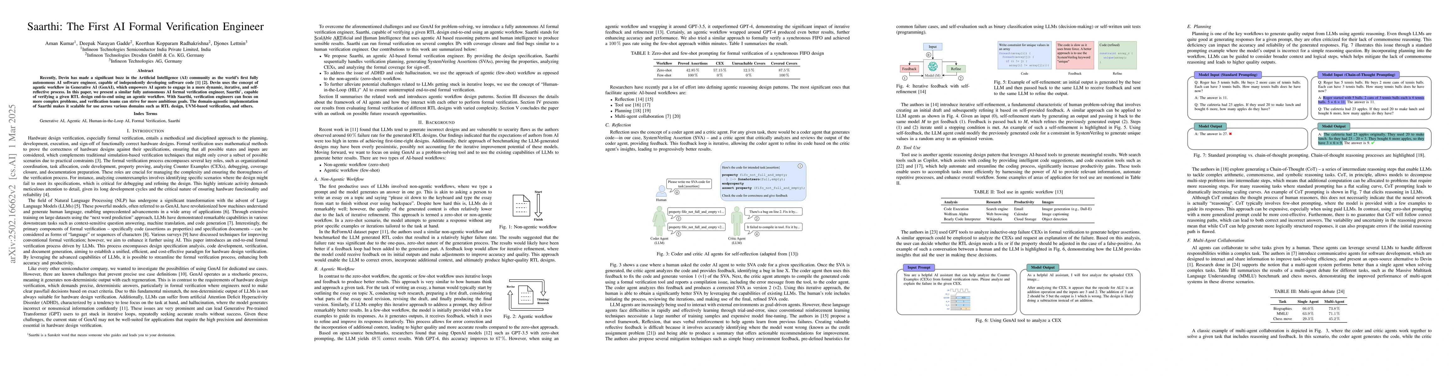 Thumbnail for Saarthi: The First AI Formal Verification Engineer
