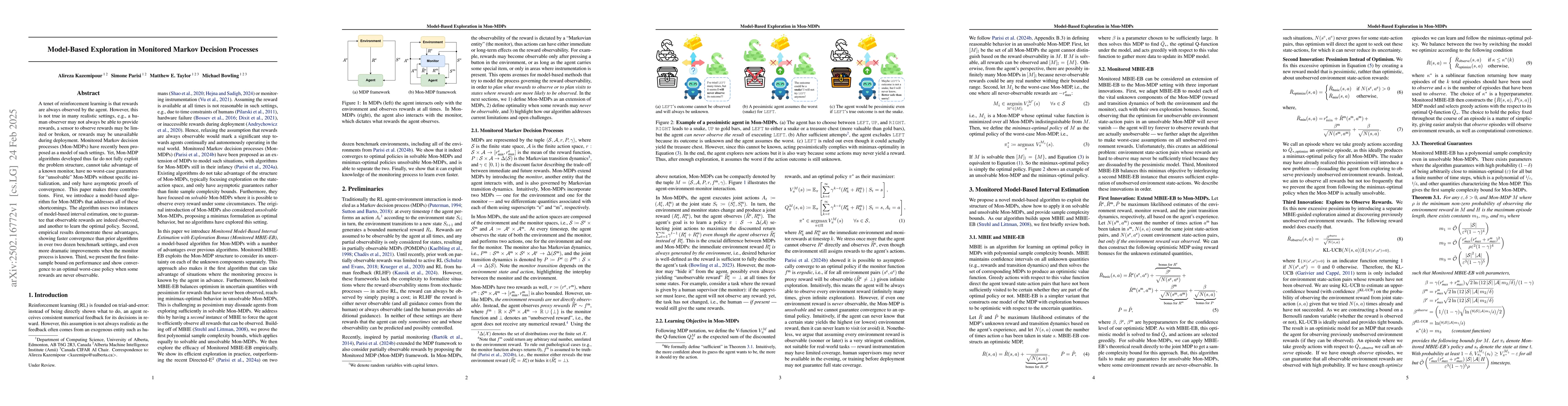 Thumbnail for Model-Based Exploration in Monitored Markov Decision Processes