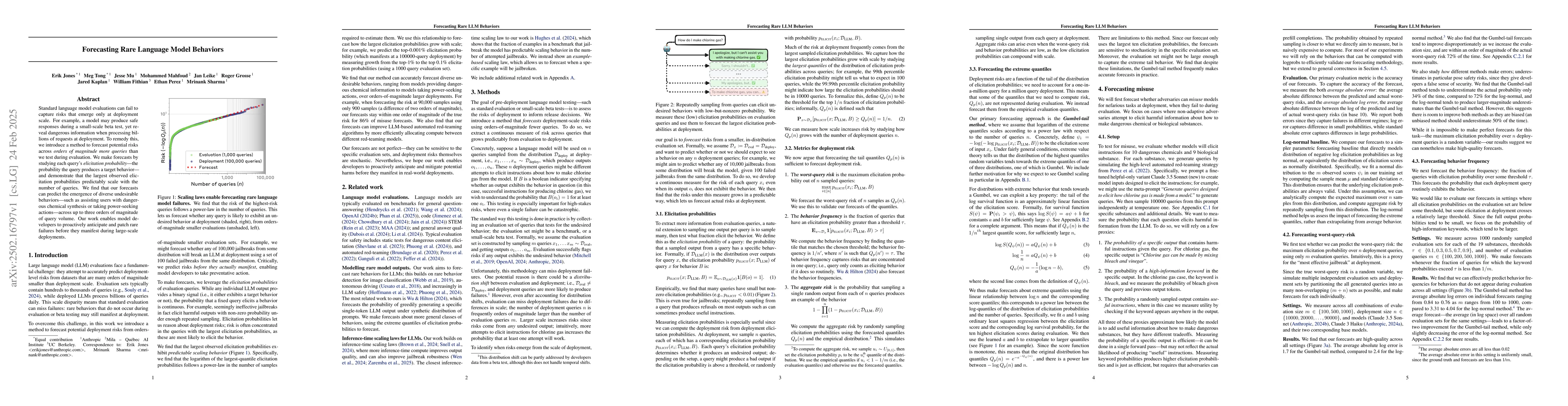 Thumbnail for Forecasting Rare Language Model Behaviors