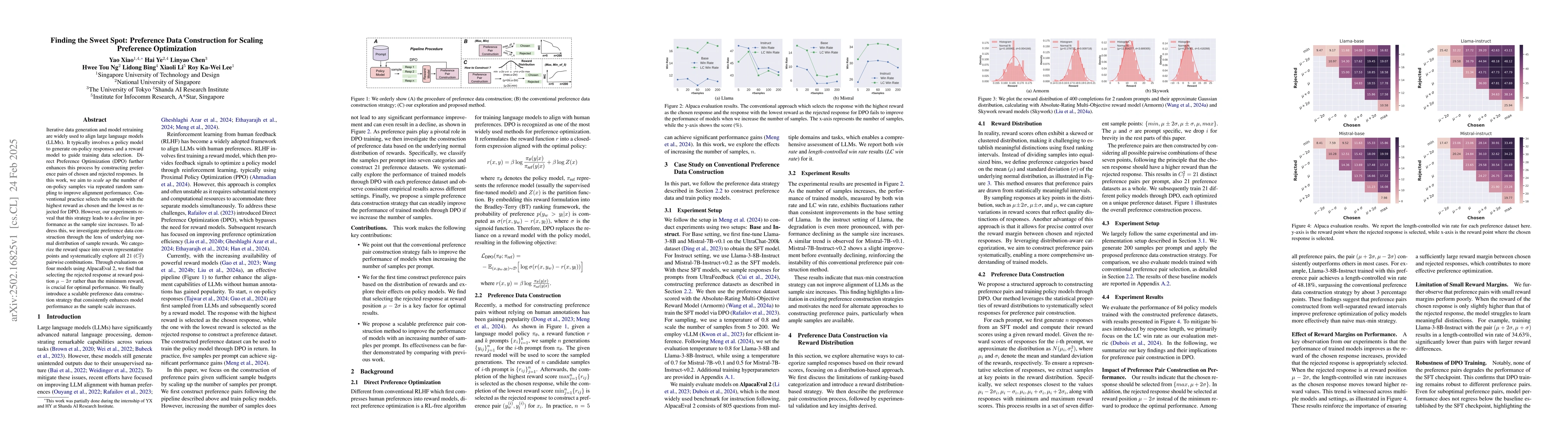 Thumbnail for Finding the Sweet Spot: Preference Data Construction for Scaling
  Preference Optimization
