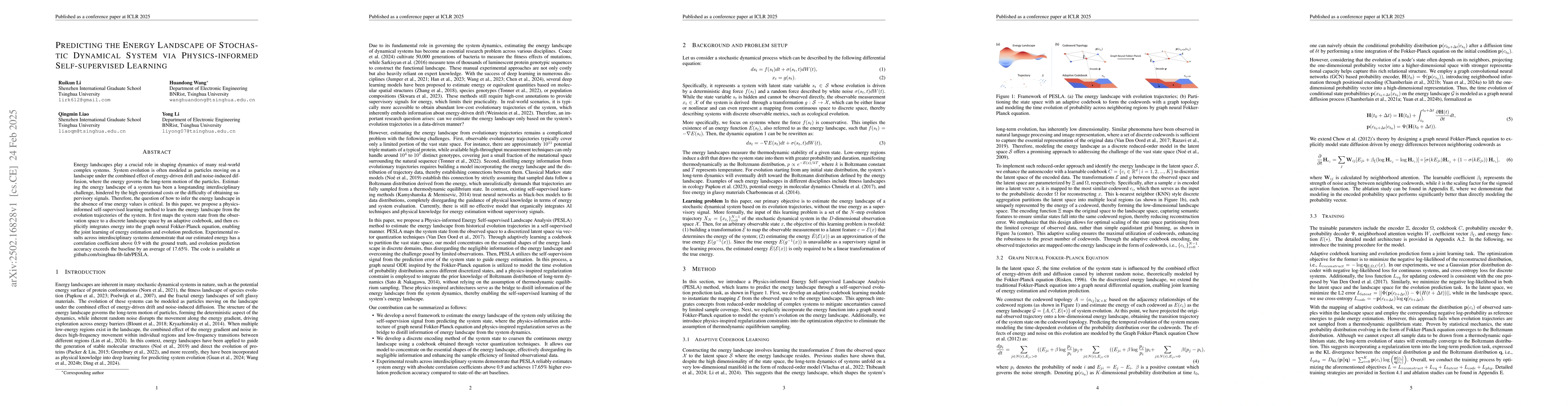 Thumbnail for Predicting the Energy Landscape of Stochastic Dynamical System via
  Physics-informed Self-supervised Learning