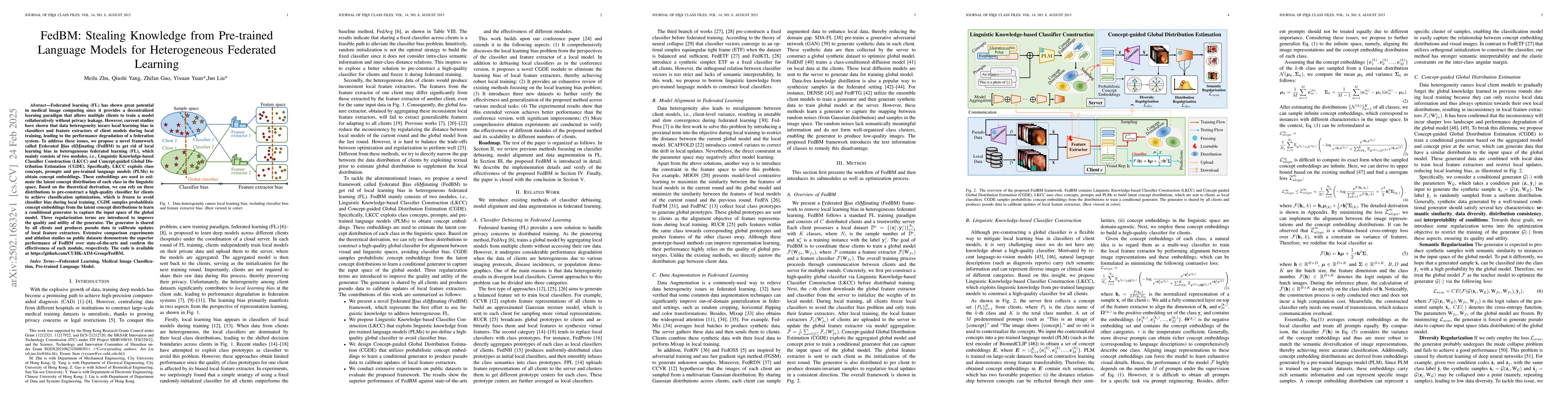 Thumbnail for FedBM: Stealing Knowledge from Pre-trained Language Models for
  Heterogeneous Federated Learning