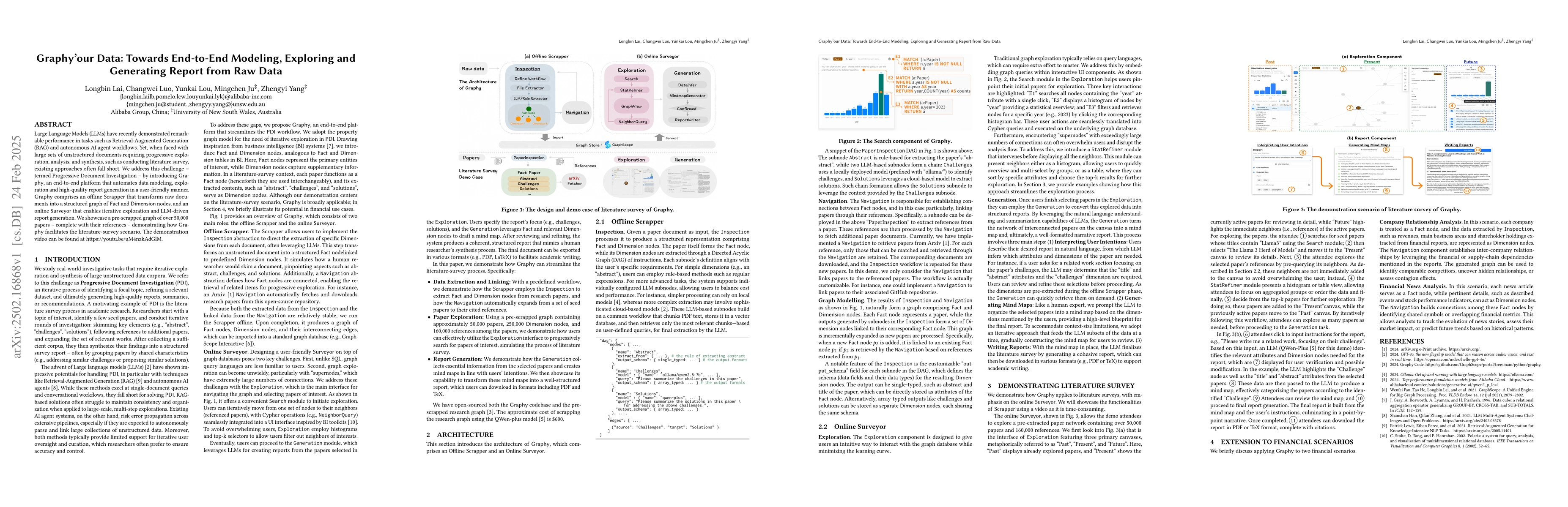 Thumbnail for Graphy'our Data: Towards End-to-End Modeling, Exploring and Generating
  Report from Raw Data
