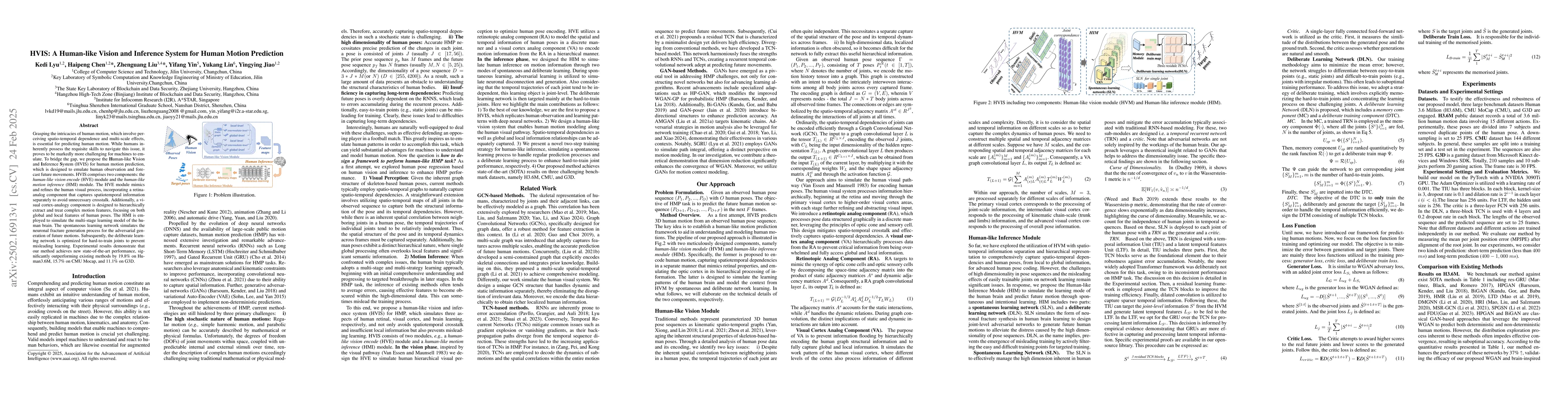 Thumbnail for HVIS: A Human-like Vision and Inference System for Human Motion
  Prediction
