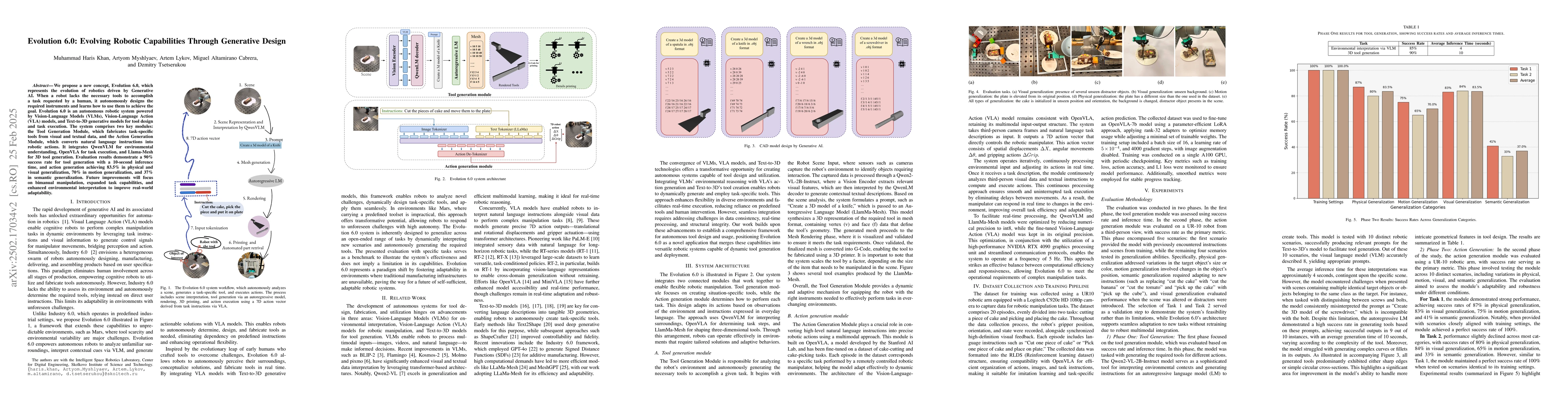 Thumbnail for Evolution 6.0: Evolving Robotic Capabilities Through Generative Design