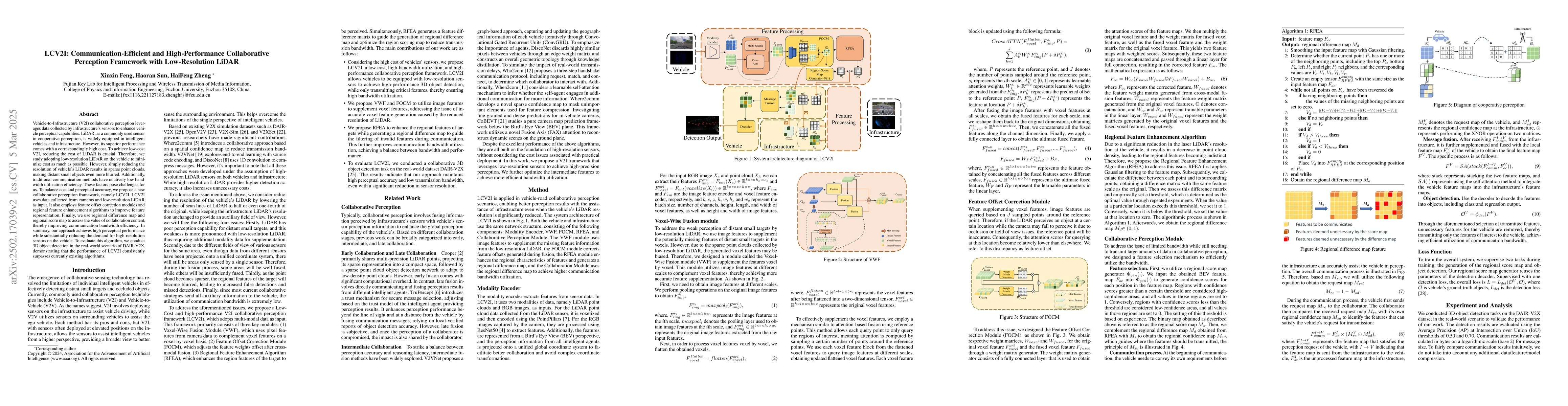 Thumbnail for LCV2I: Communication-Efficient and High-Performance Collaborative
  Perception Framework with Low-Resolution LiDAR