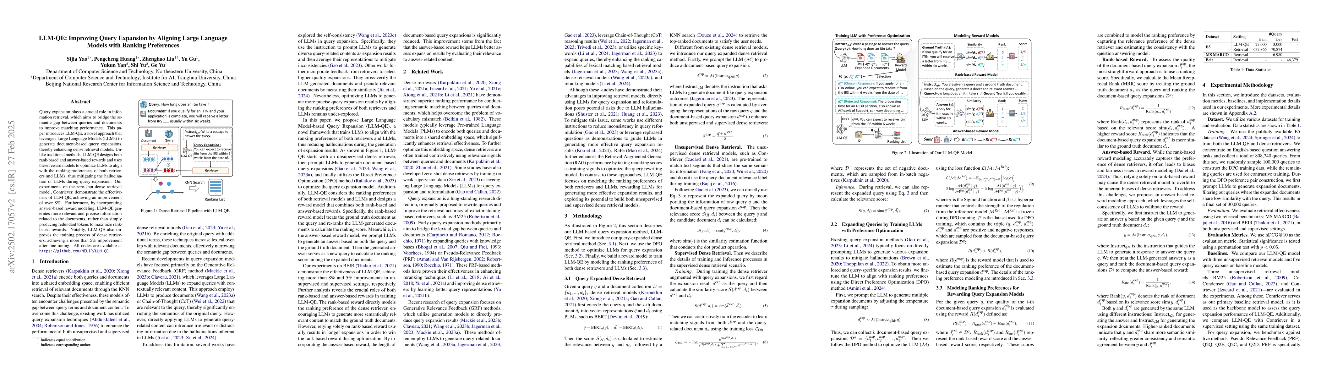 Thumbnail for LLM-QE: Improving Query Expansion by Aligning Large Language Models with
  Ranking Preferences