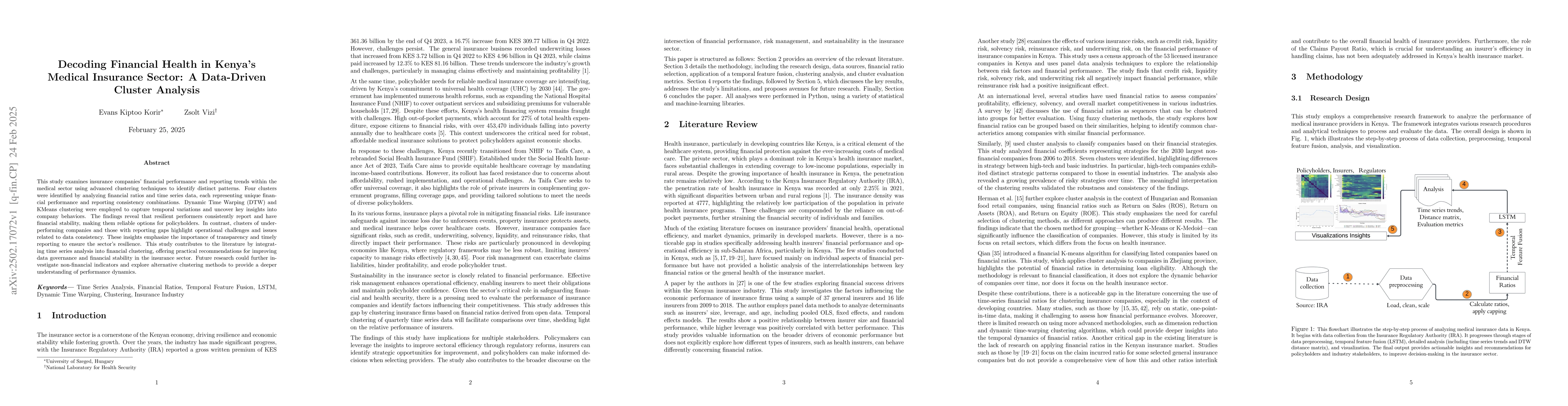 Thumbnail for Decoding Financial Health in Kenyas' Medical Insurance Sector: A
  Data-Driven Cluster Analysis