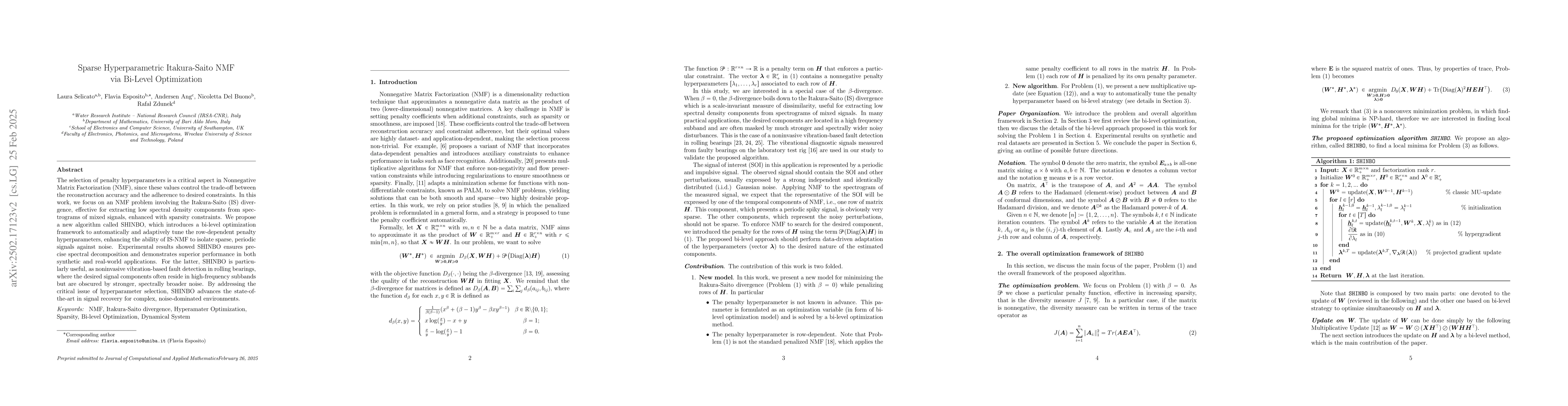 Thumbnail for Sparse Hyperparametric Itakura-Saito NMF via Bi-Level Optimization