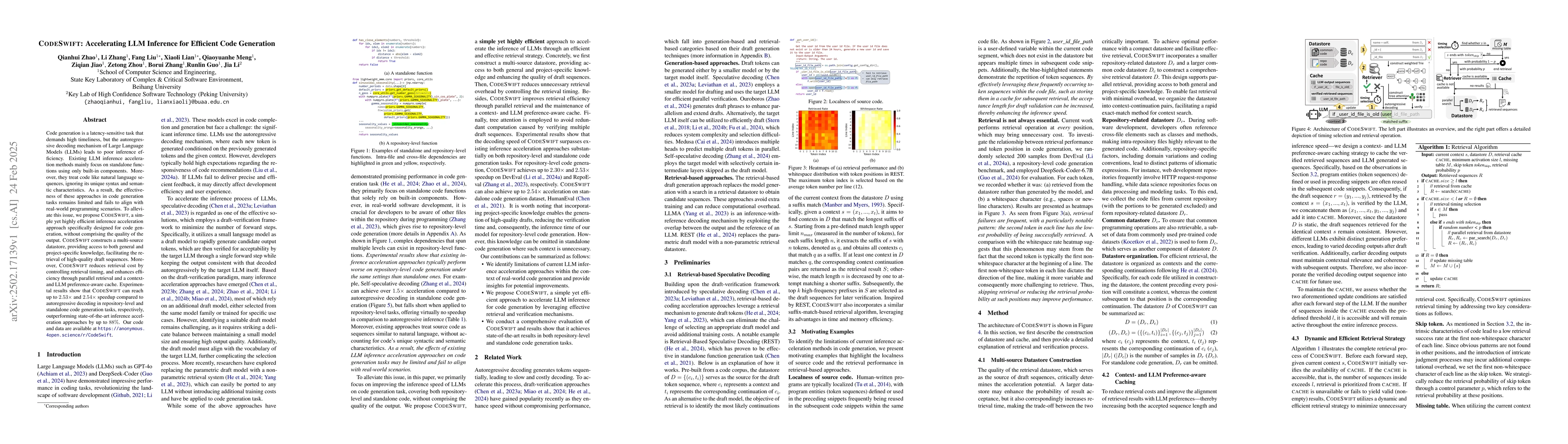 Thumbnail for CodeSwift: Accelerating LLM Inference for Efficient Code Generation