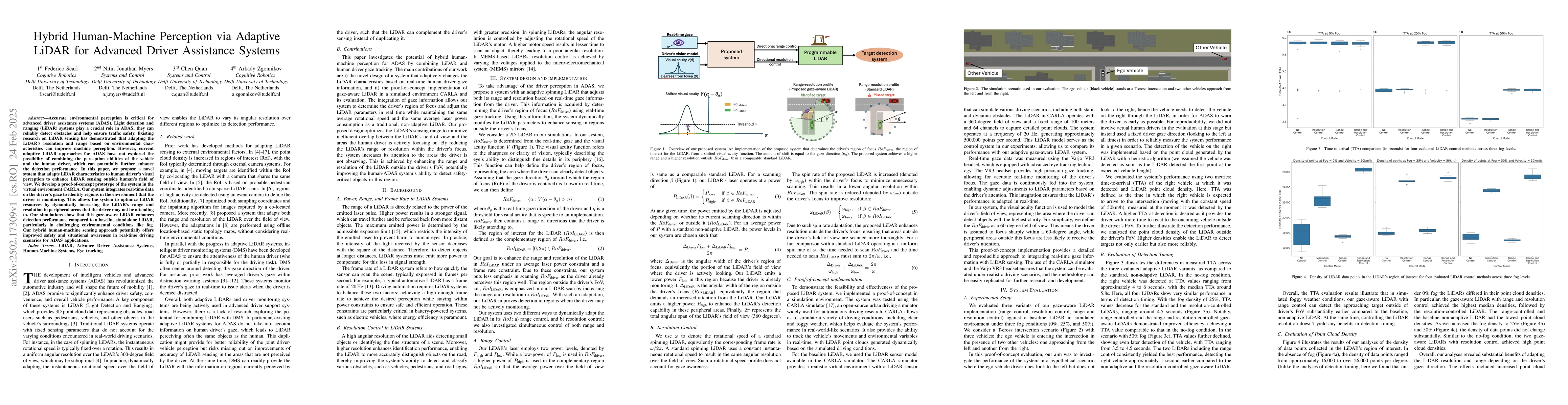 Thumbnail for Hybrid Human-Machine Perception via Adaptive LiDAR for Advanced Driver
  Assistance Systems