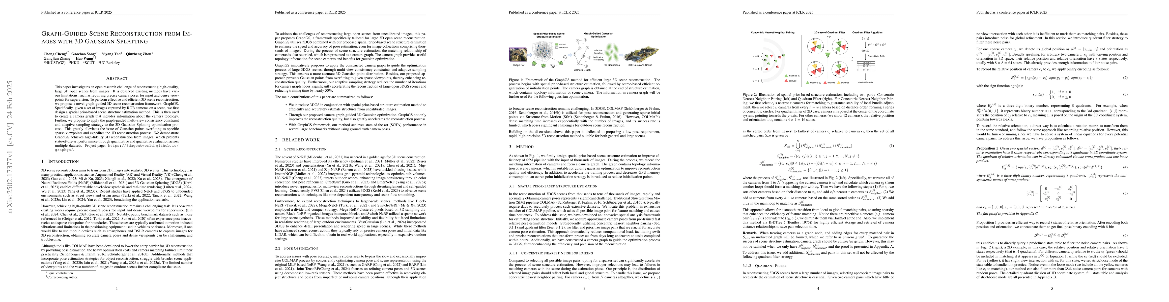 Thumbnail for Graph-Guided Scene Reconstruction from Images with 3D Gaussian Splatting