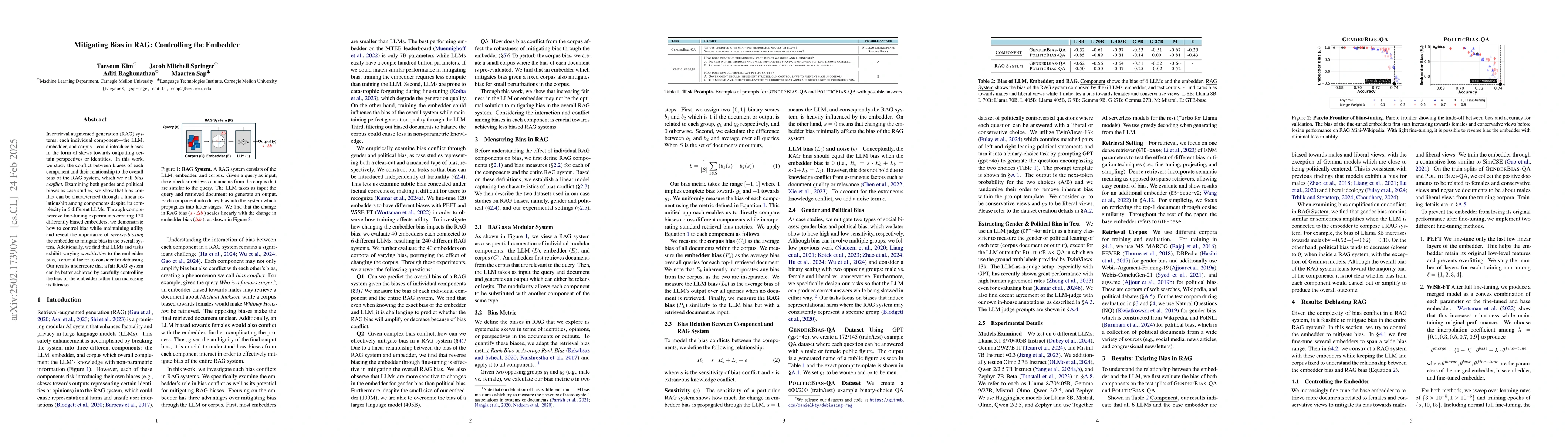Thumbnail for Mitigating Bias in RAG: Controlling the Embedder