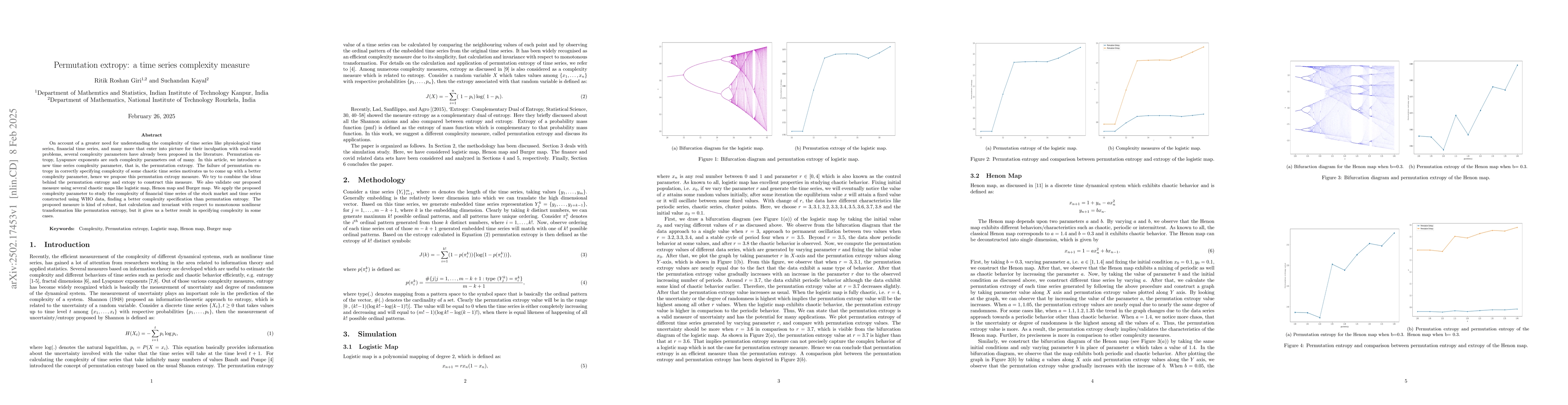 Thumbnail for Permutation extropy: a time series complexity measure