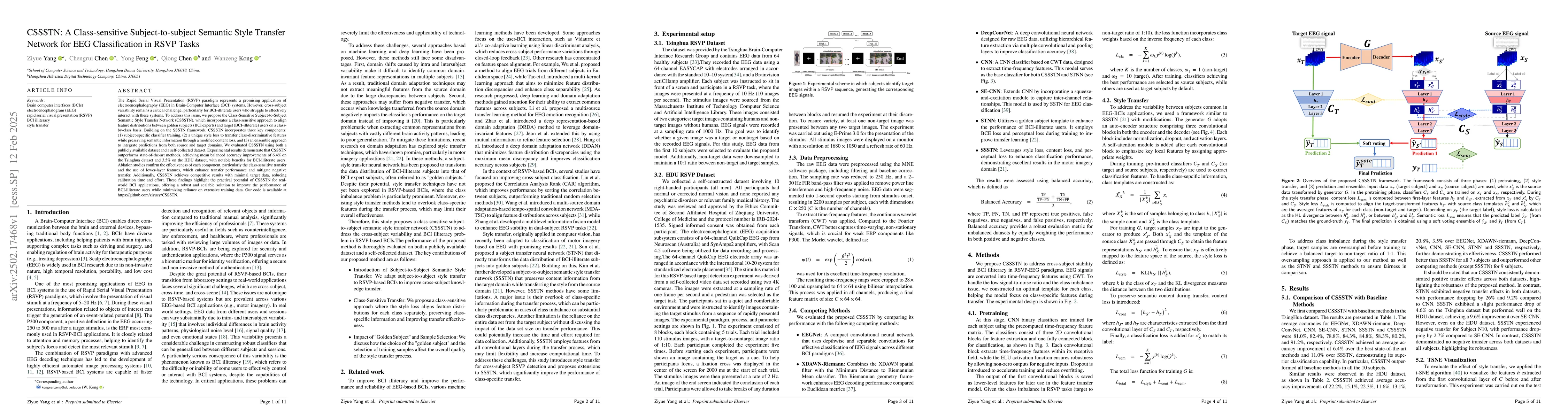 Thumbnail for CSSSTN: A Class-sensitive Subject-to-subject Semantic Style Transfer
  Network for EEG Classification in RSVP Tasks