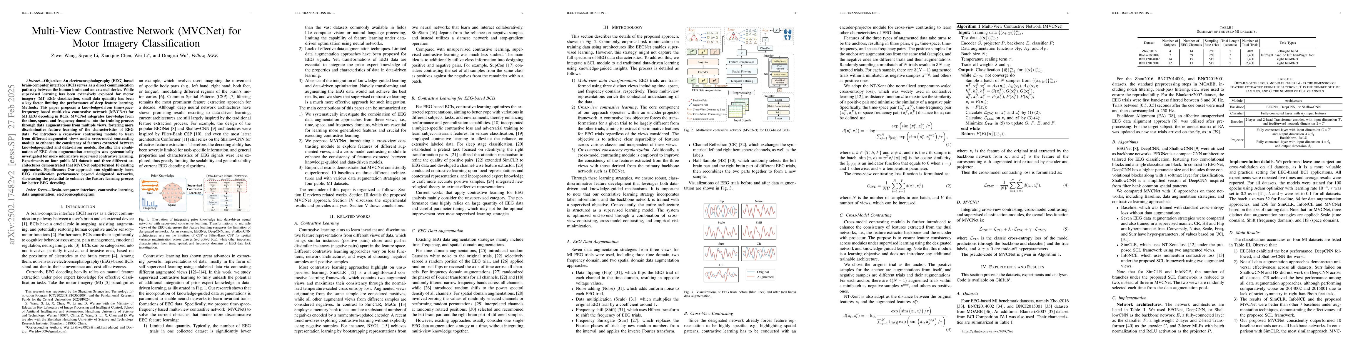 Thumbnail for Multi-View Contrastive Network (MVCNet) for Motor Imagery Classification