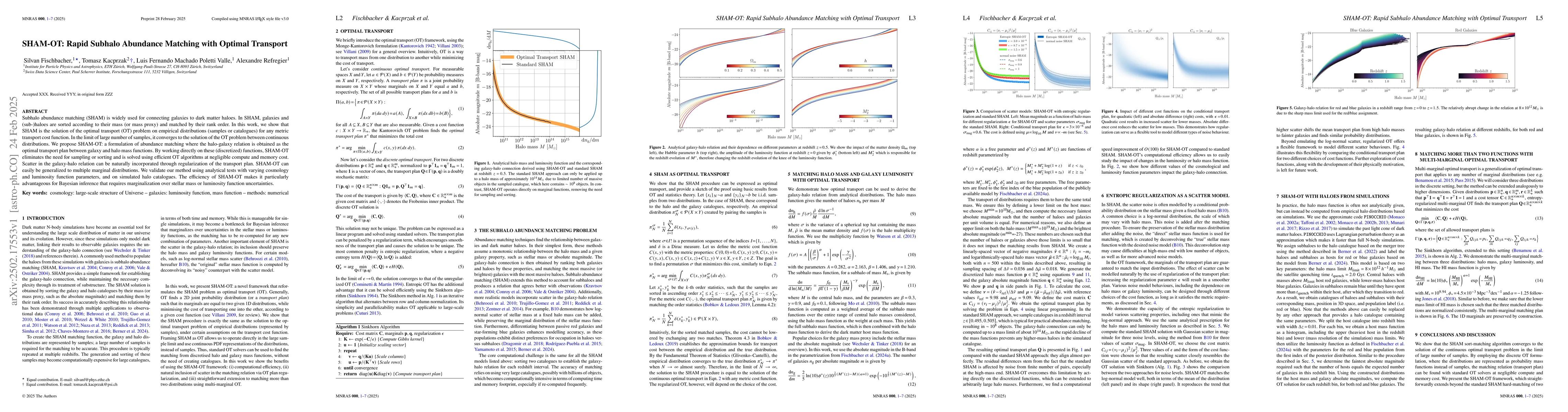Thumbnail for SHAM-OT: Rapid Subhalo Abundance Matching with Optimal Transport