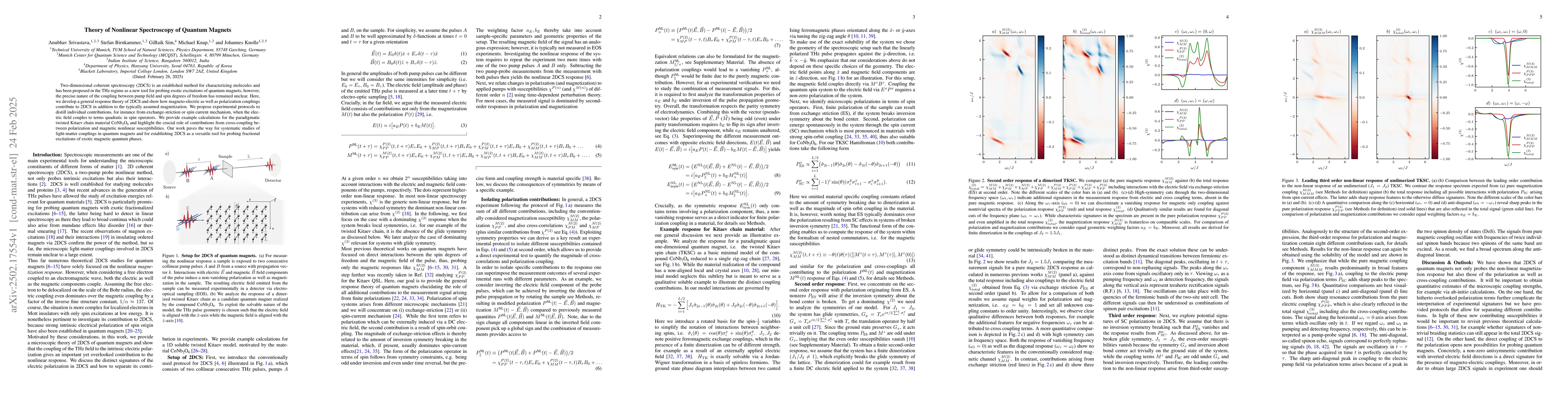 Thumbnail for Theory of Nonlinear Spectroscopy of Quantum Magnets