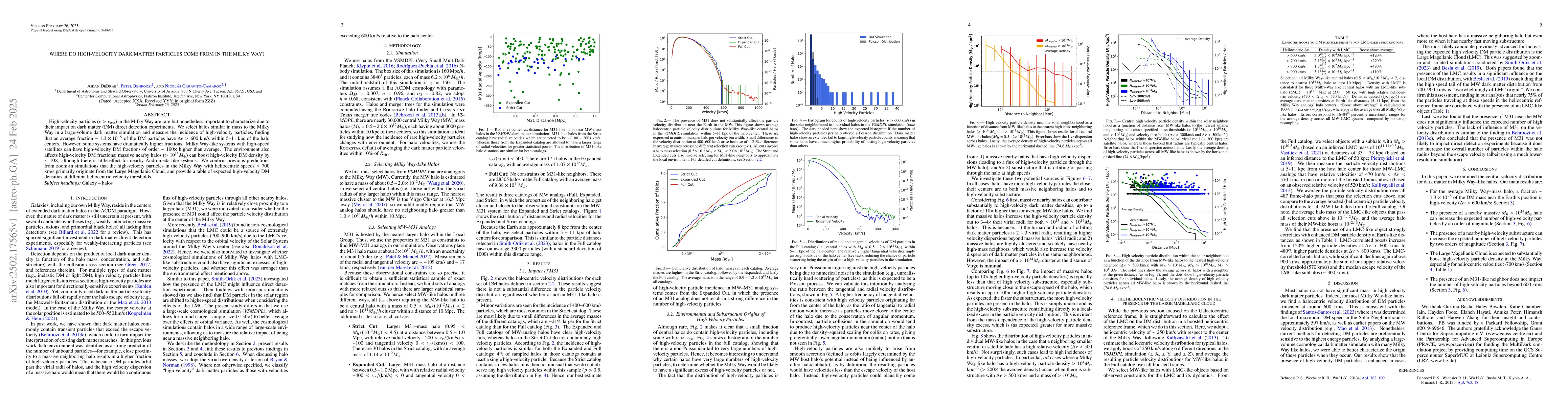 Thumbnail for Where do High-Velocity Dark Matter Particles come from in the Milky Way?