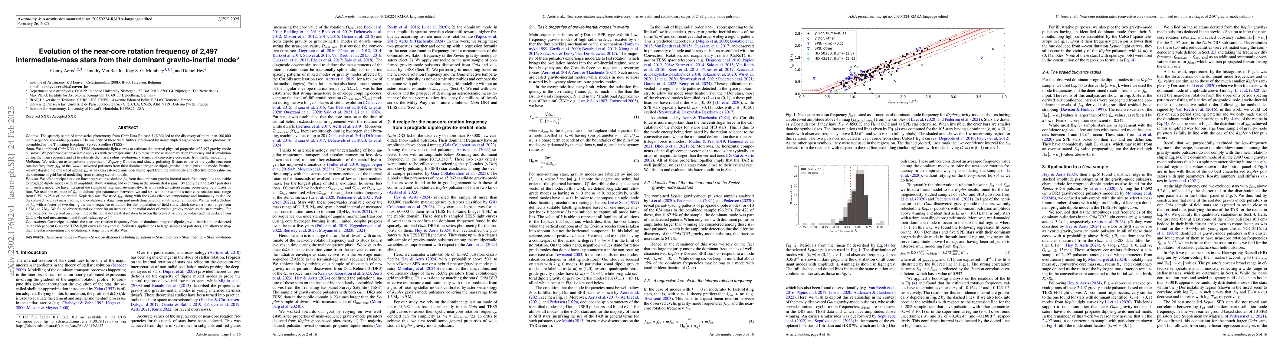 Thumbnail for Evolution of the near-core rotation frequency of 2,497 intermediate-mass
  stars from their dominant gravito-inertial mode