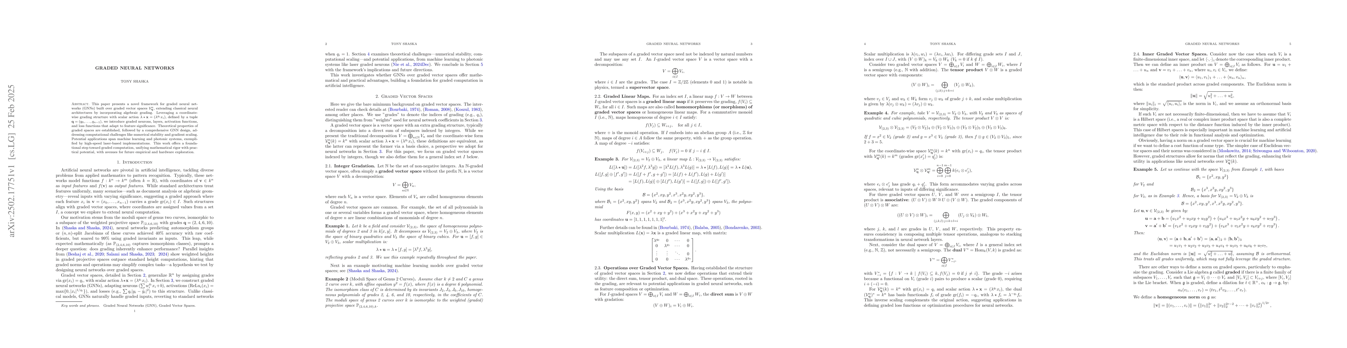 Thumbnail for Graded Neural Networks