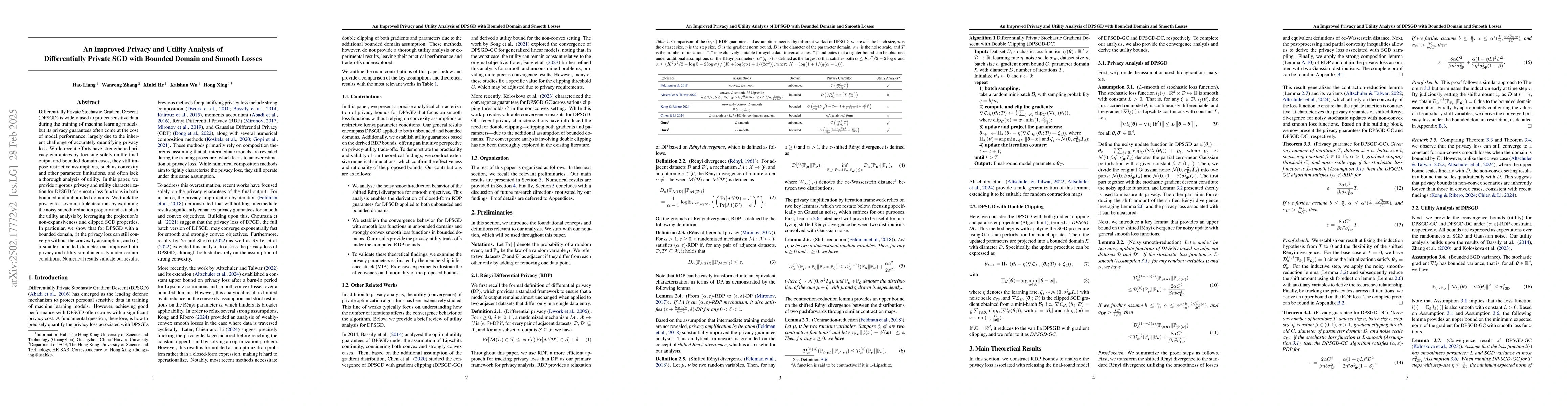 Thumbnail for An Improved Privacy and Utility Analysis of Differentially Private SGD
  with Bounded Domain and Smooth Losses