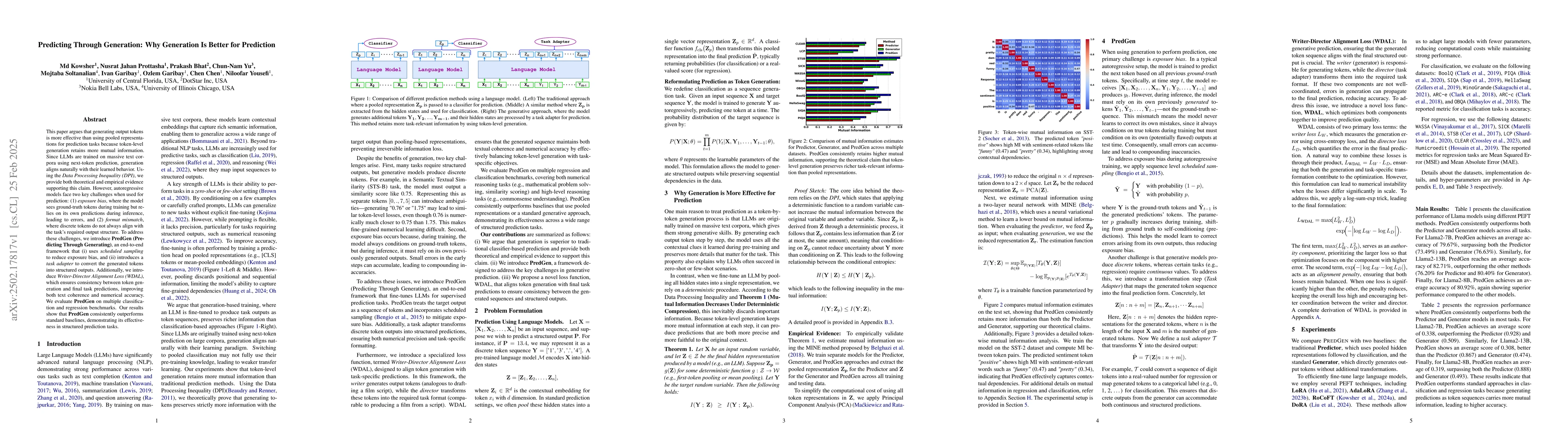 Thumbnail for Predicting Through Generation: Why Generation Is Better for Prediction