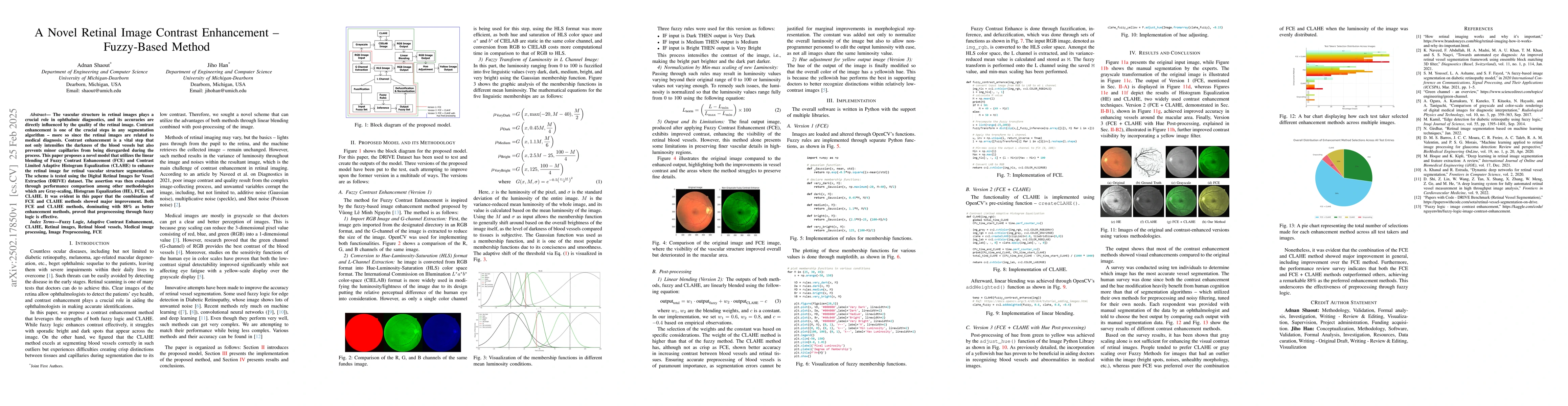 Thumbnail for A Novel Retinial Image Contrast Enhancement -- Fuzzy-Based Method