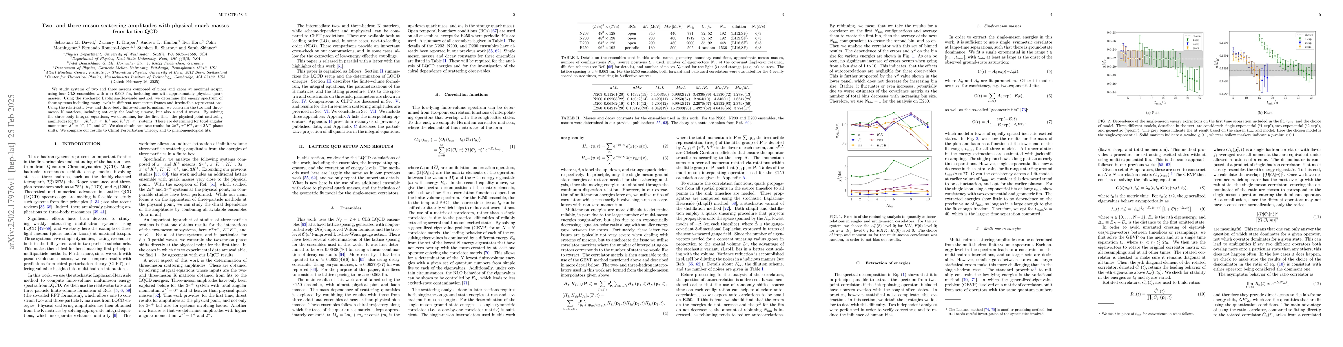 Thumbnail for Two- and three-meson scattering amplitudes with physical quark masses
  from lattice QCD