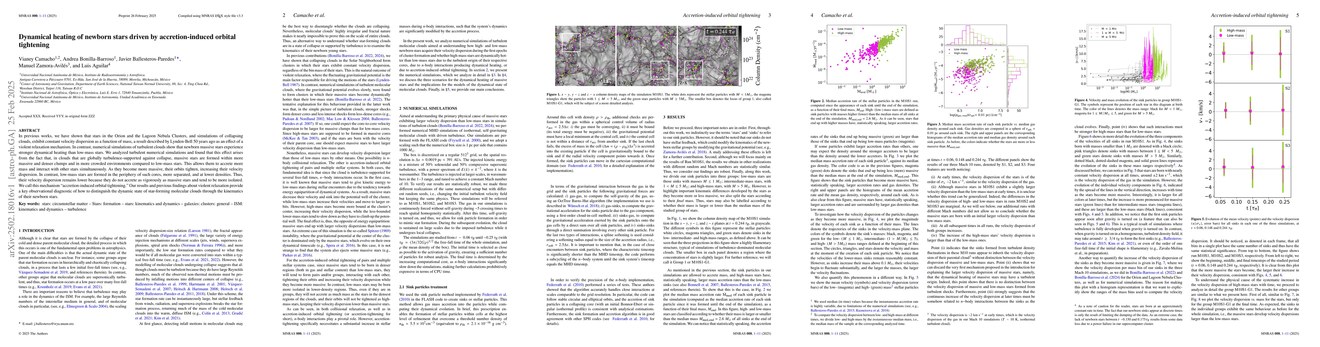Thumbnail for Dynamical heating of newborn stars driven by accretion-induced orbital
  tightening