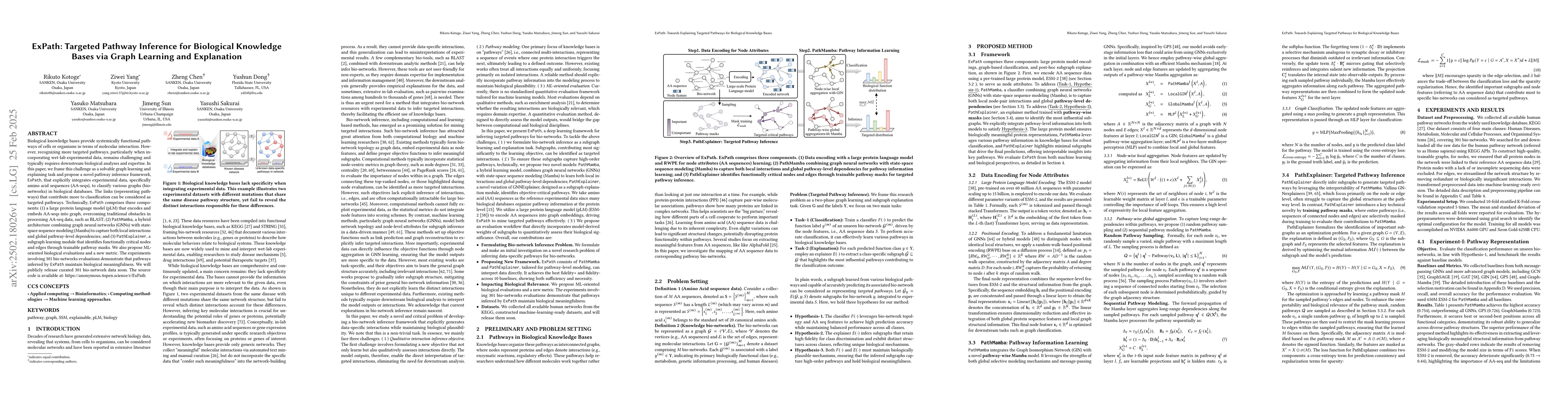 Thumbnail for ExPath: Towards Explaining Targeted Pathways for Biological Knowledge
  Bases
