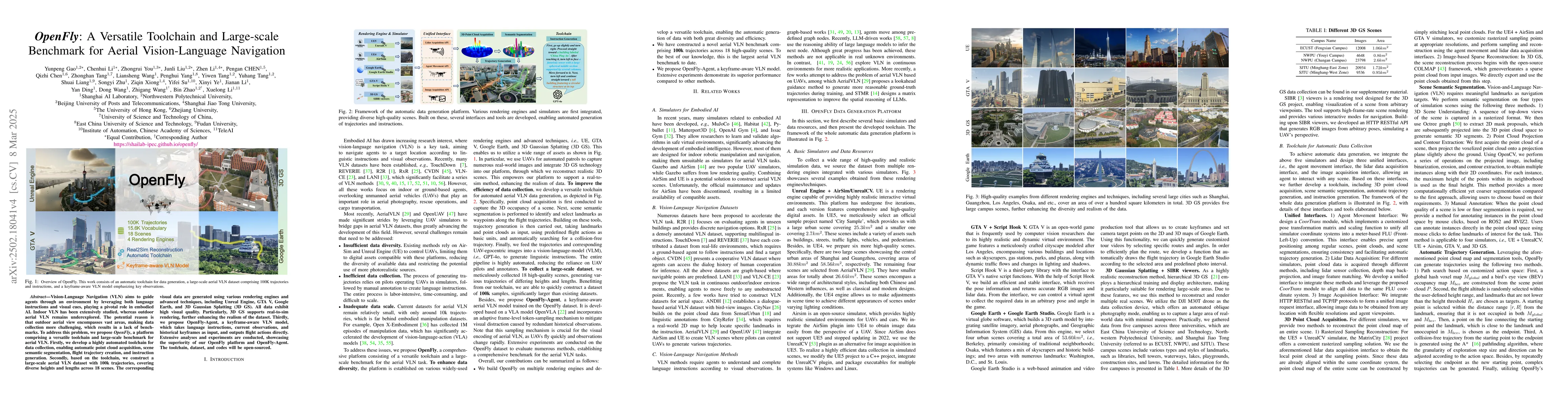 Thumbnail for OpenFly: A Versatile Toolchain and Large-scale Benchmark for Aerial
  Vision-Language Navigation