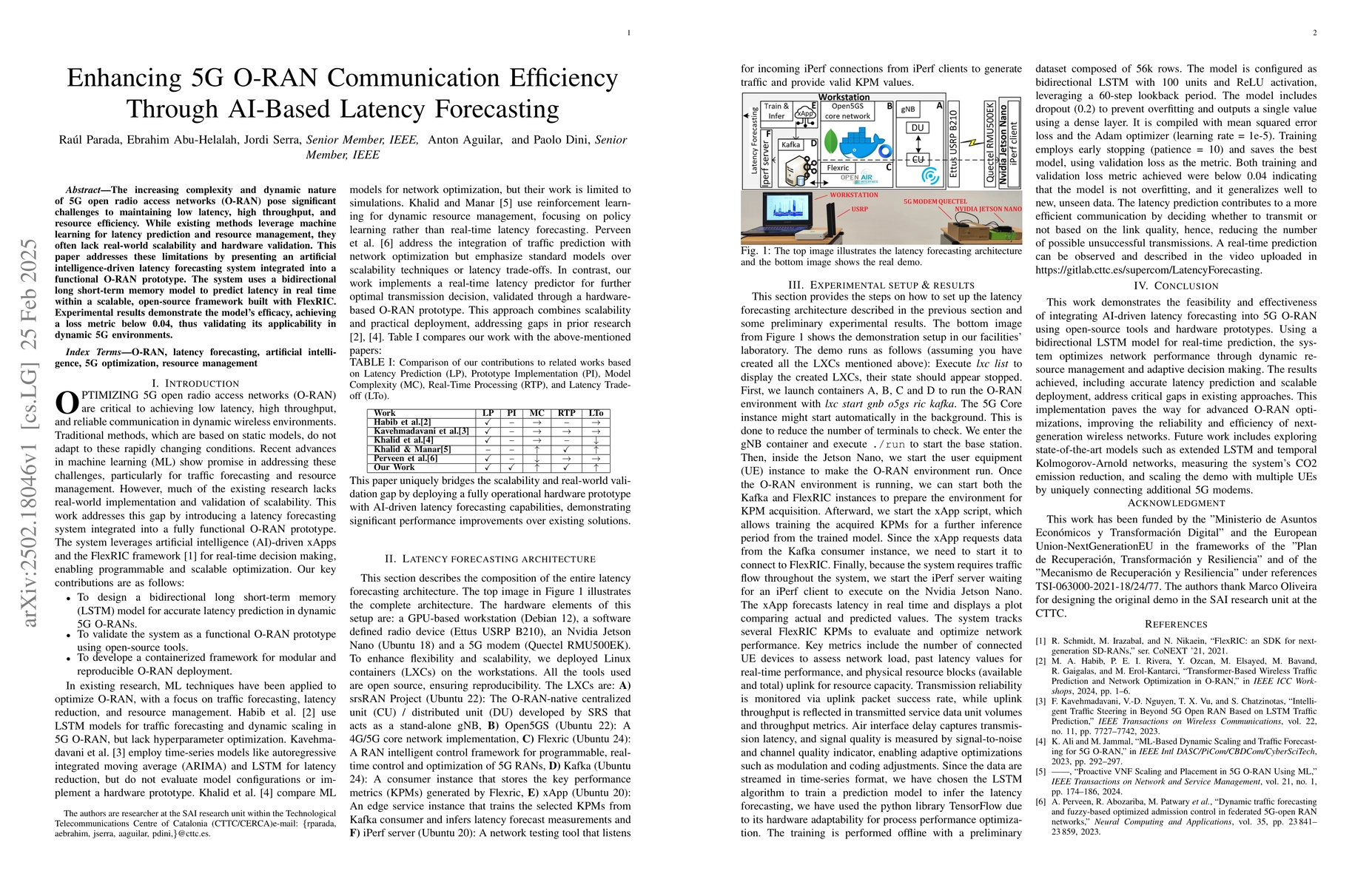 Thumbnail for Enhancing 5G O-RAN Communication Efficiency Through AI-Based Latency
  Forecasting