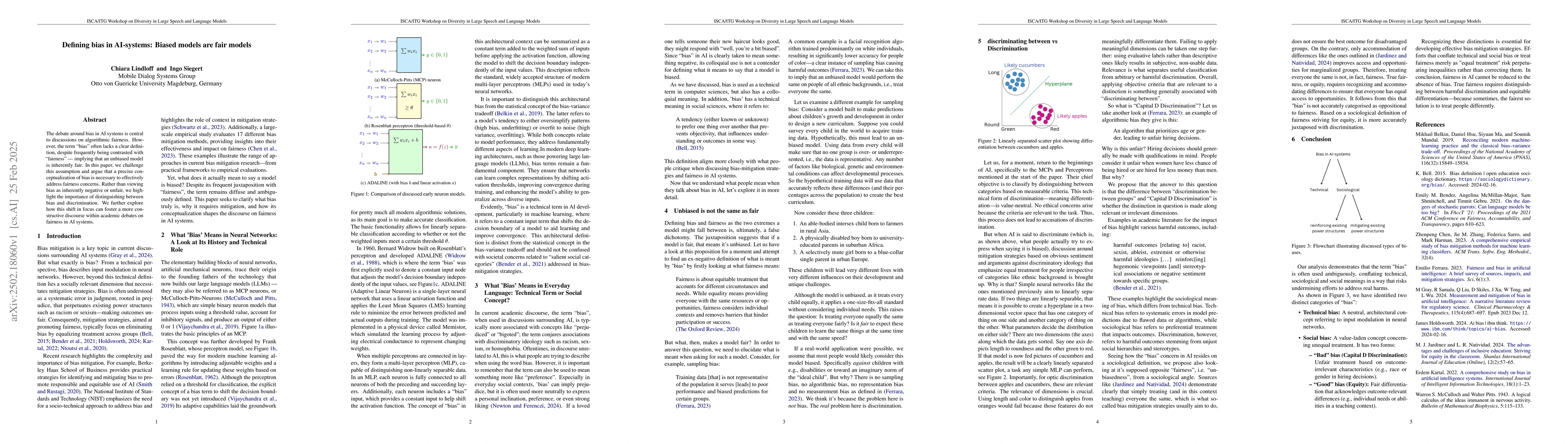 Thumbnail for Defining bias in AI-systems: Biased models are fair models
