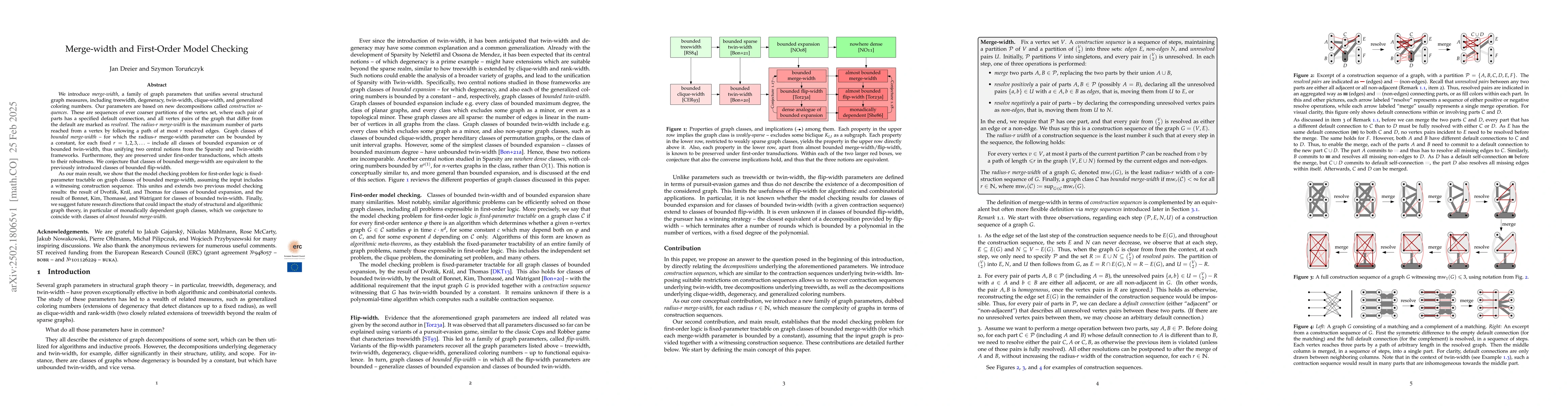 Thumbnail for Merge-width and First-Order Model Checking