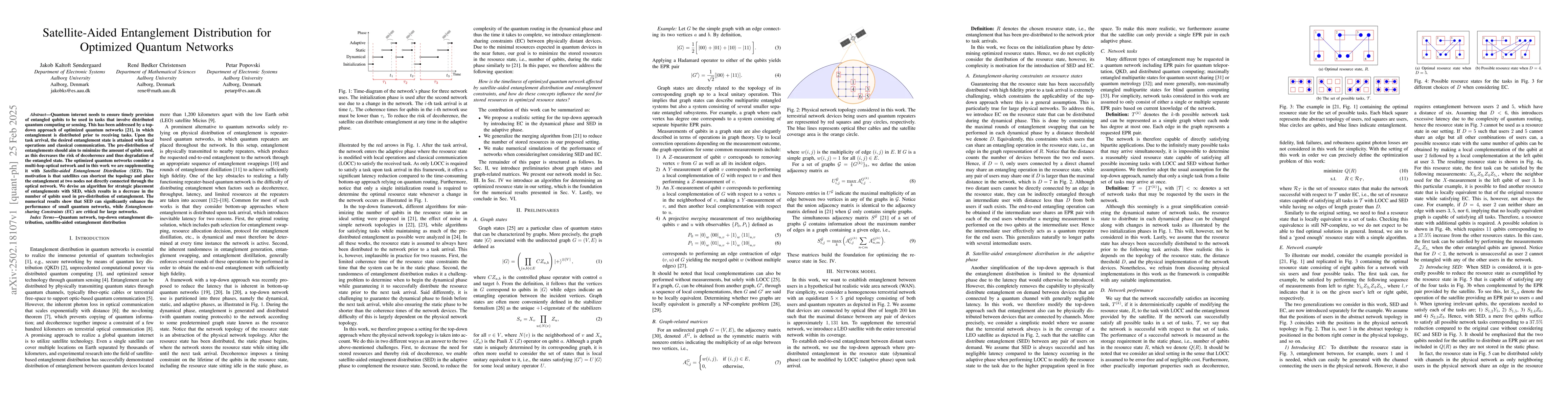 Thumbnail for Satellite-Aided Entanglement Distribution for Optimized Quantum Networks