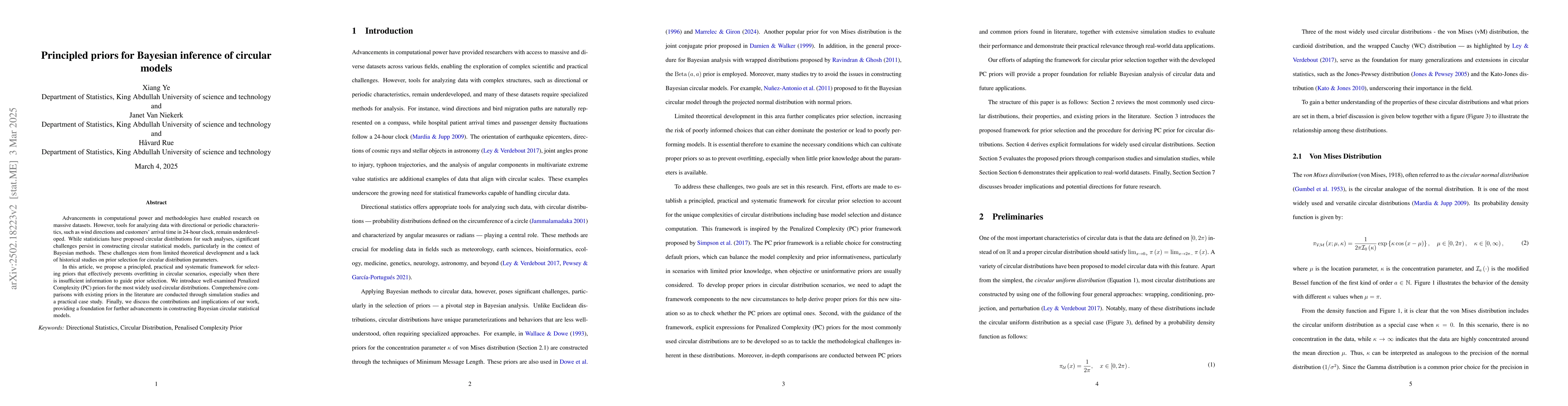 Thumbnail for Principled priors for Bayesian inference of circular models